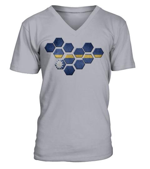 Nauru Men's V-Neck T-shirt