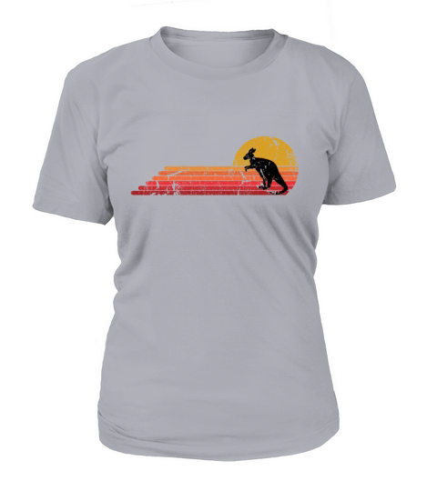 Kangaroo Animal Retro Vintage Style Women's T-Shirt