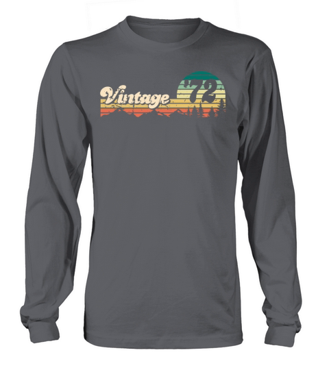 Vintage 1972 50th Birthday Fiftieth Gift Women's Long Sleeve