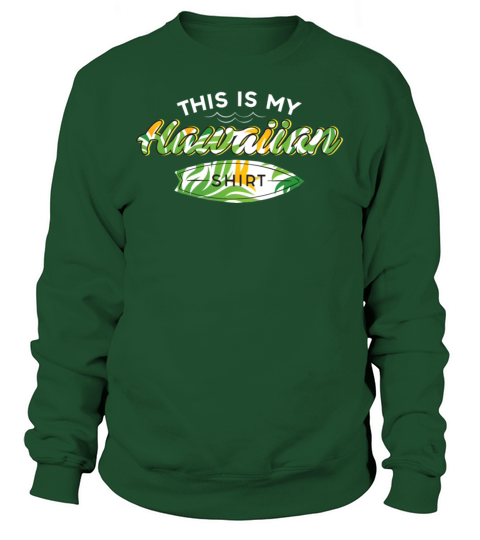 This Is My Hawaiian Cool Luau Tiki Party Tropical Women's Sweatshirt