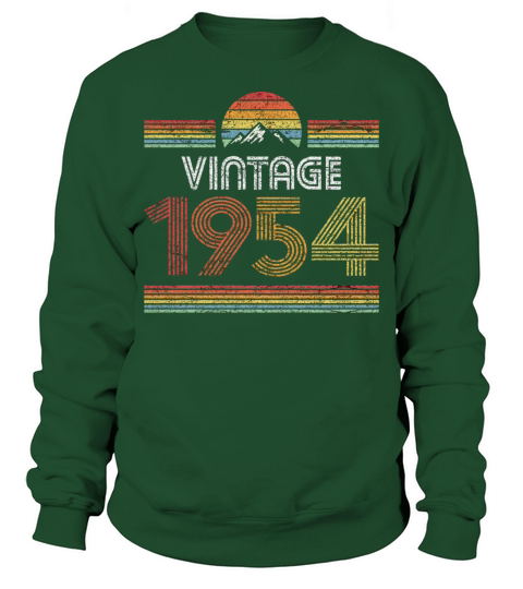 1954 Vintage Born 1954 Retro Birthday Gifts For Me Men's Sweatshirt