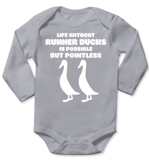 Runner ducks duck owner gift poultry Long Sleeve Baby One-Piece