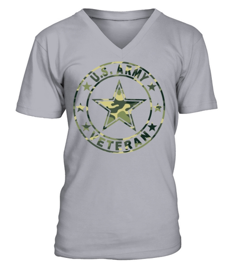 Army Veterans Men's V-Neck T-shirt