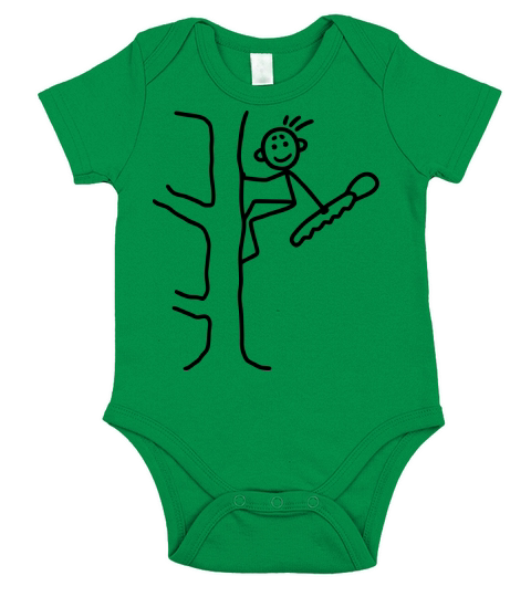 Woodcutter with chainsaw Short Sleeve Baby One-Piece