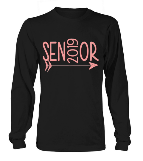 Senior Class Of 2019 Sen2019Or Hanes Tagless Senio Women's Long Sleeve