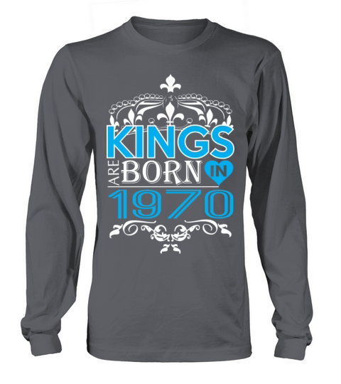 Kings Are Born In 1970 Happy Fathers Day Women's Long Sleeve