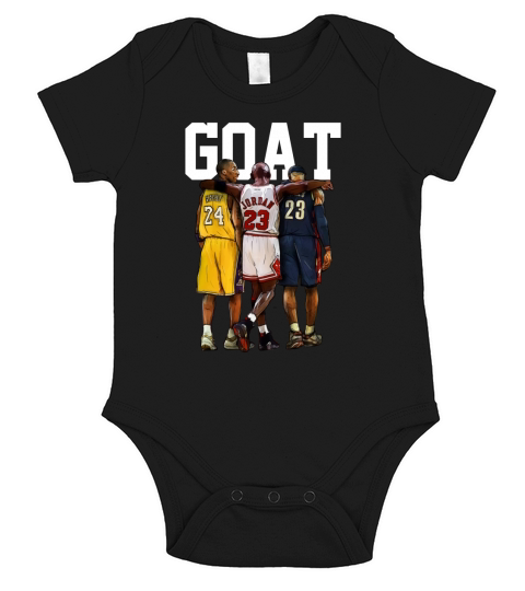 Kobe Lebron Jordan Basketball Goat Legends Short Sleeve Baby One-Piece