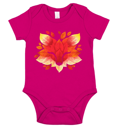 fox Short Sleeve Baby One-Piece