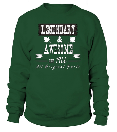 Vintage 1966 - 55 th Birthday Legendary Awesome Women's Sweatshirt