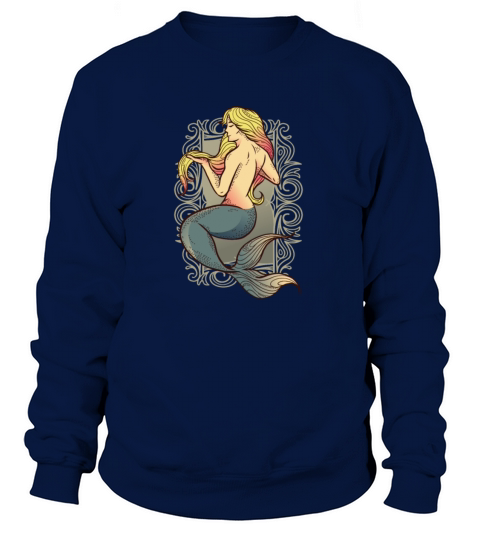 Womens Cute Mermaid design - Gift For Mermaid Women's Sweatshirt