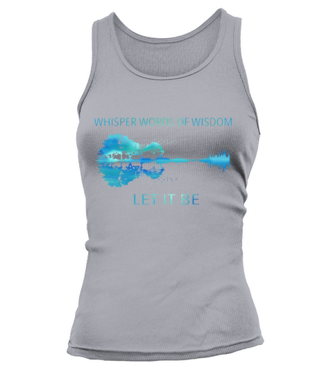 Whisper words of wisdom let it be Guitar Tank top Woman