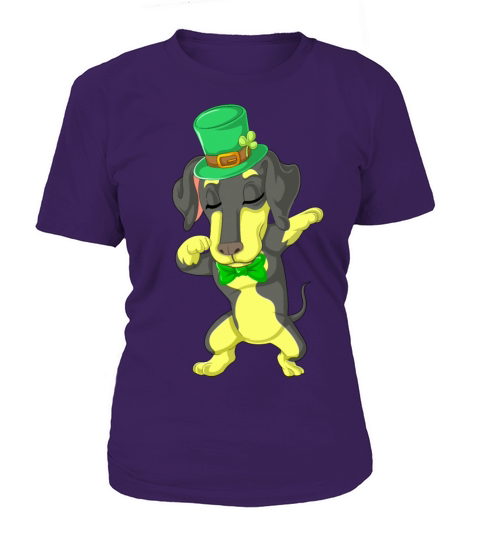 dabbing daschund st patricks day Women's T-Shirt