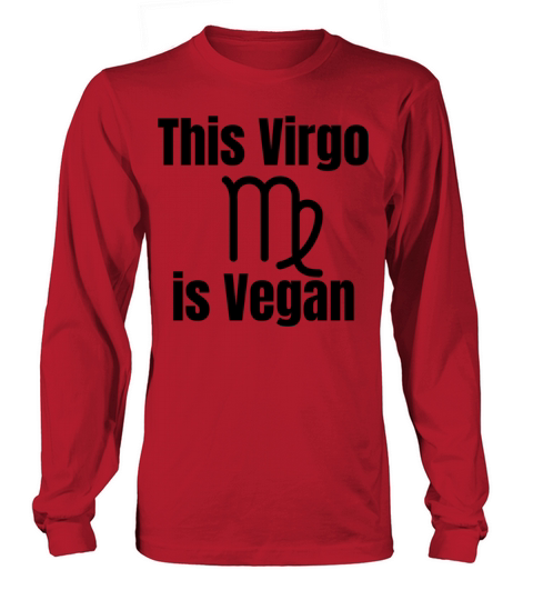 This Virgo is Vegan Zodiac Sign Stars black Women's Long Sleeve