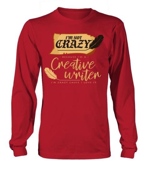 Crazy creative writer Women's Long Sleeve