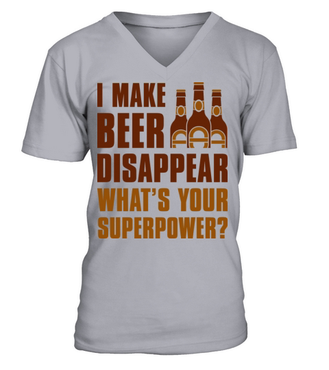I Make Beer Disappear Men's V-Neck T-shirt