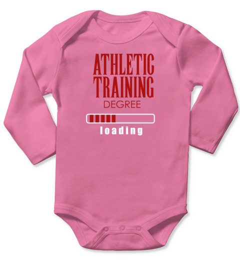 Athletic Training Degree Loading Graduation Gift Long Sleeve Baby One-Piece