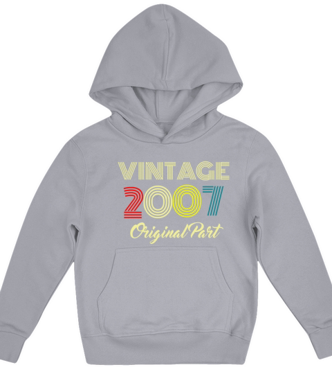 Legends Born In 2007 Vintage 13rd Birthday Gift Kids Hoodie