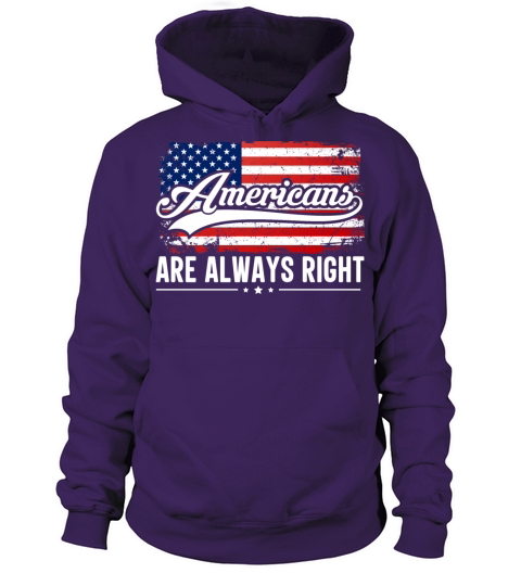 Saying Veterans Americans Are Always Right Men's Hoodie
