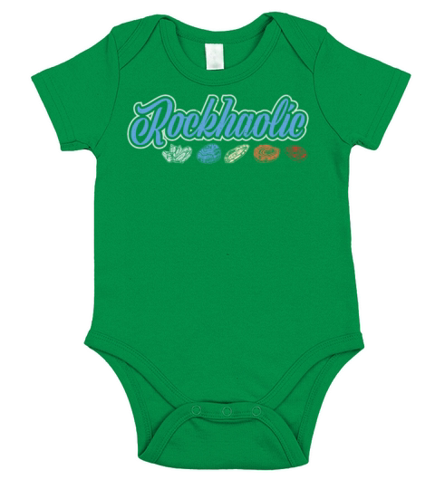 Rockhaolic - geology and rock collecting gift Short Sleeve Baby One-Piece