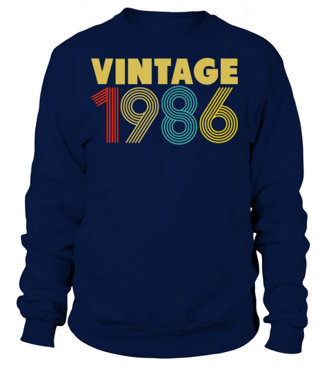 32nd Birthday Vintage 1986 T Shirt Women's Sweatshirt