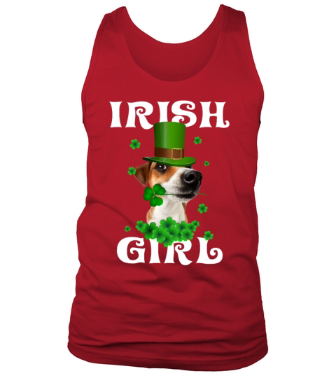 Jack Russell Terrier patricks day gift for her Men's Tank Top