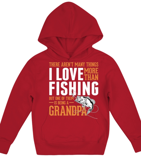 Fishing Gift grandpa fisherman funny saying Kids Hoodie