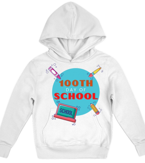 100th Day Of School 2022 Kids Hoodie