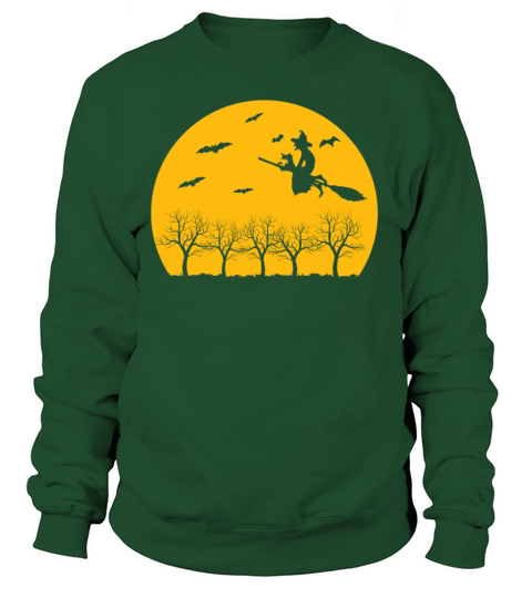 Witch ride broom Women's Sweatshirt