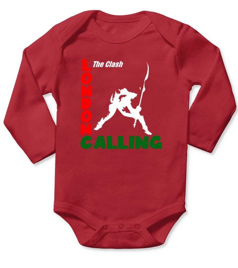 london calling the clash Ngeprunk Long Sleeve Baby One-Piece