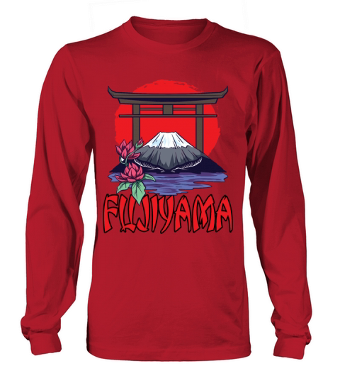 Fujiyama Fuji for a Japanese or Japan lover Women's Long Sleeve