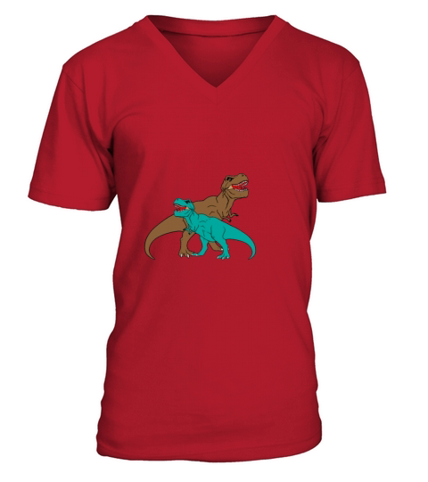T-REX - Rex Thyrannosaurus Men's V-Neck T-shirt