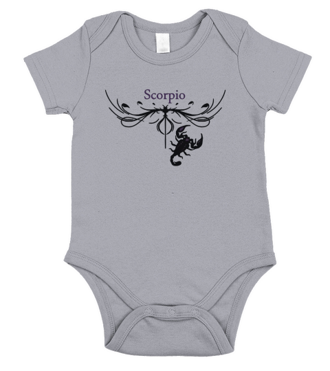 Scorpio Time Shirt Short Sleeve Baby One-Piece