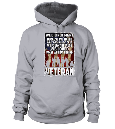 We did not fight gift veteran Men's Hoodie