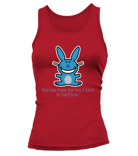 Its Happy Bunny This has been Fun but I have to Barf now. Tank top Woman