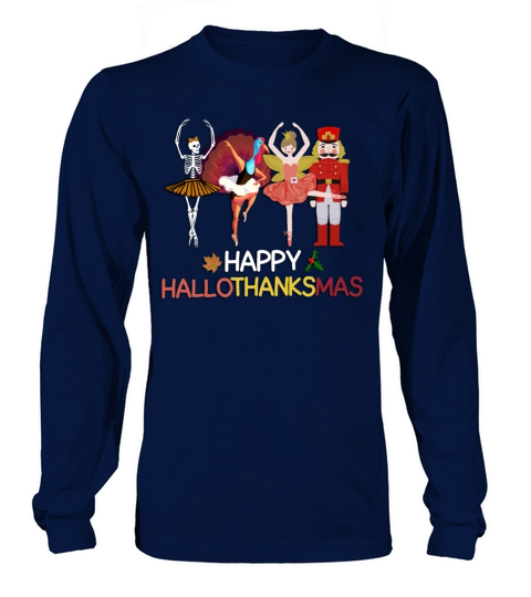 Happy HalloThanksMas Women's Long Sleeve