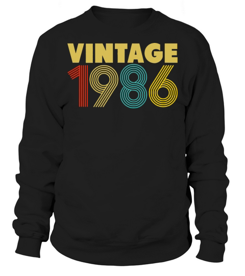 32nd Birthday Vintage 1986 T Shirt Men's Sweatshirt