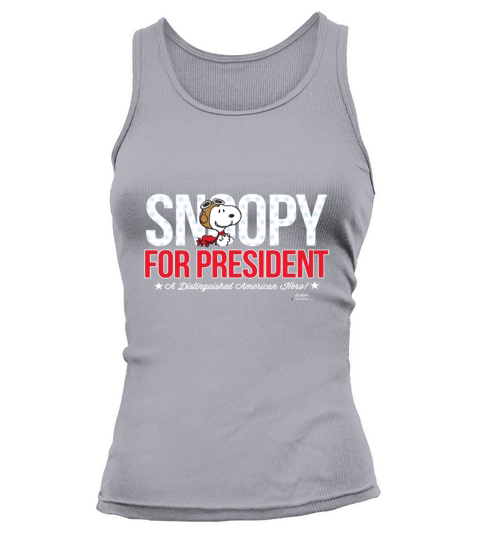 Peanuts Snoopy For President A Distinguished Ameri Women's Tank Top