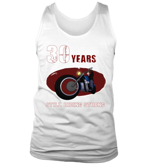 30 years old Biker Riding Motobike X-Mas Tank Top Unisex