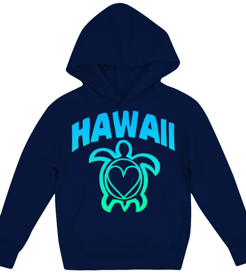 Hawaii Turtle Kids Hoodie
