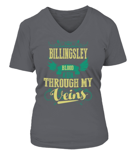 BILLINGSLEY shirt, BILLINGSLEY Family Name, BILLINGSLEY Funny Name Gifts T Shirt V-neck T-Shirt Woman