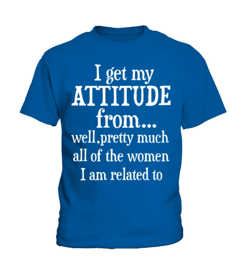 I GET MY ATTITUDE FROM WELL PRETTY MUCH Kids T-Shirt