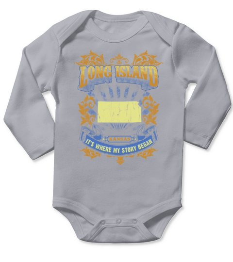Long Island Long Sleeve Baby One-Piece