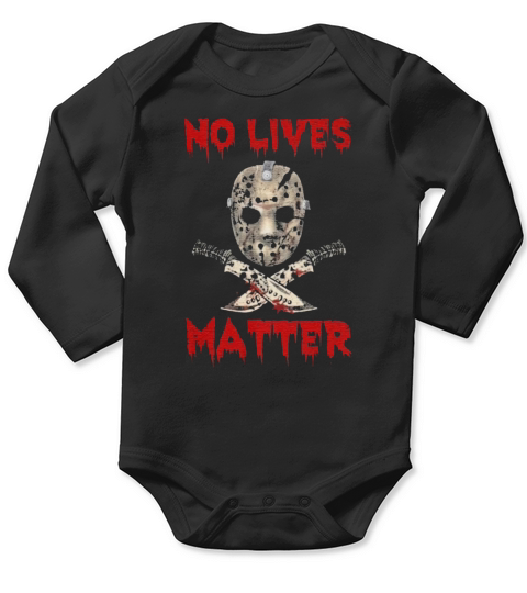Jason Voorhees no lives matter Halloween Long Sleeve Baby One-Piece