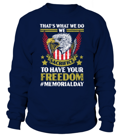 Memorial Day Patriotic Heroicness USA Flag Sweatshirt Unisex