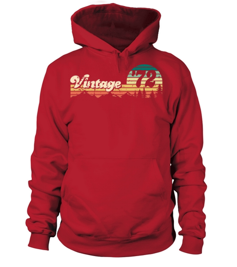 Vintage 1972 50th Birthday Fiftieth Gift Women's Hoodie