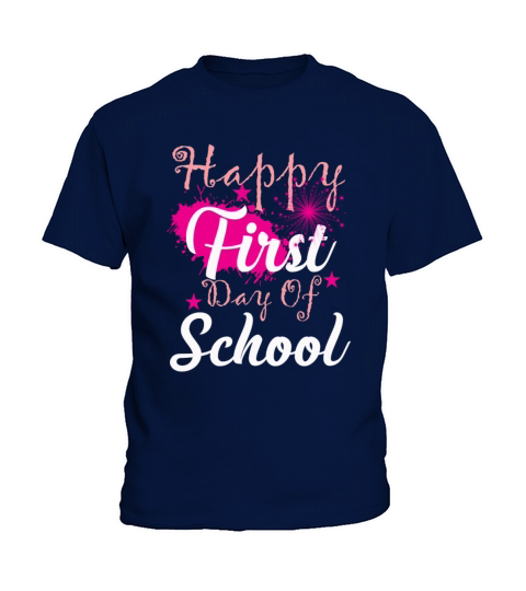 Happy First Day of School Teacher Gift design Kids T-Shirt