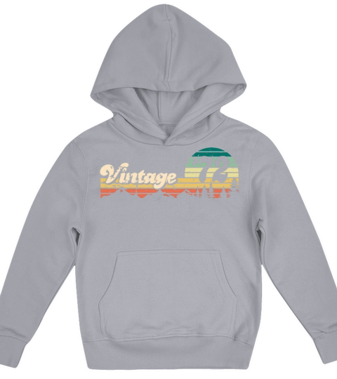 Vintage 1972 50th Birthday Fiftieth Gift Kids Hoodie