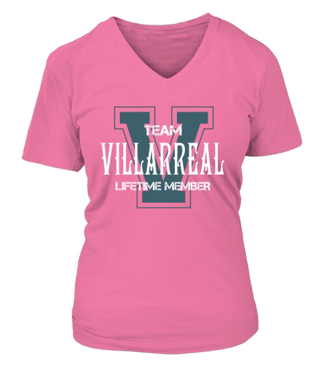 VILLARREAL Shirts - Team VILLARREAL Lifetime Member Name Shirts V-neck T-Shirt Woman
