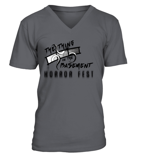 The Thing in the Basement Horror Fest Men's V-Neck T-shirt