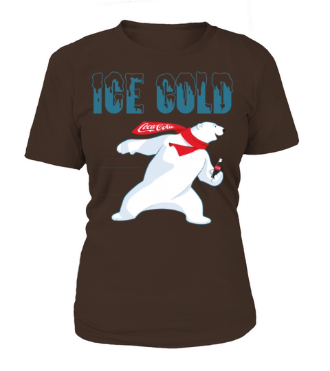 Coca Cola Ice Cold Coke Bear Pullover Women's T-Shirt